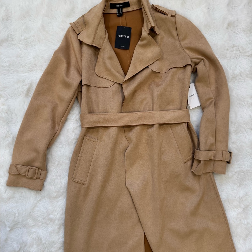 Forever 21 Camel Trench Coat